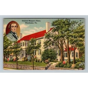 General Morgan’s Home in Winchester Virginia Postcard